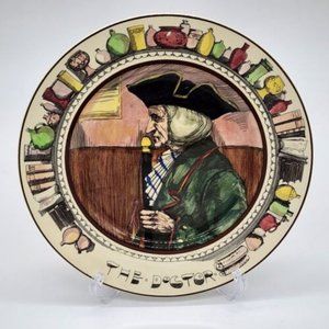 Vintage Royal Doulton The Doctor 10 1/2 inch Dinner Plate